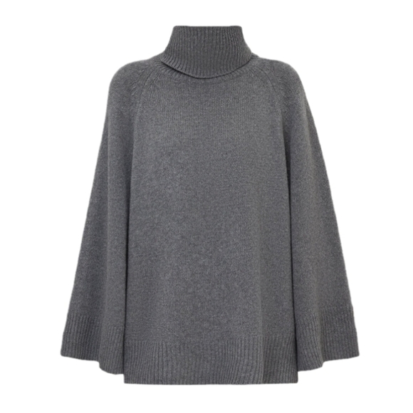 THEORY ‘Lanola’ Wool/Cashmere Turtleneck, Sz M, Retail $595 - Picture 2 of 7